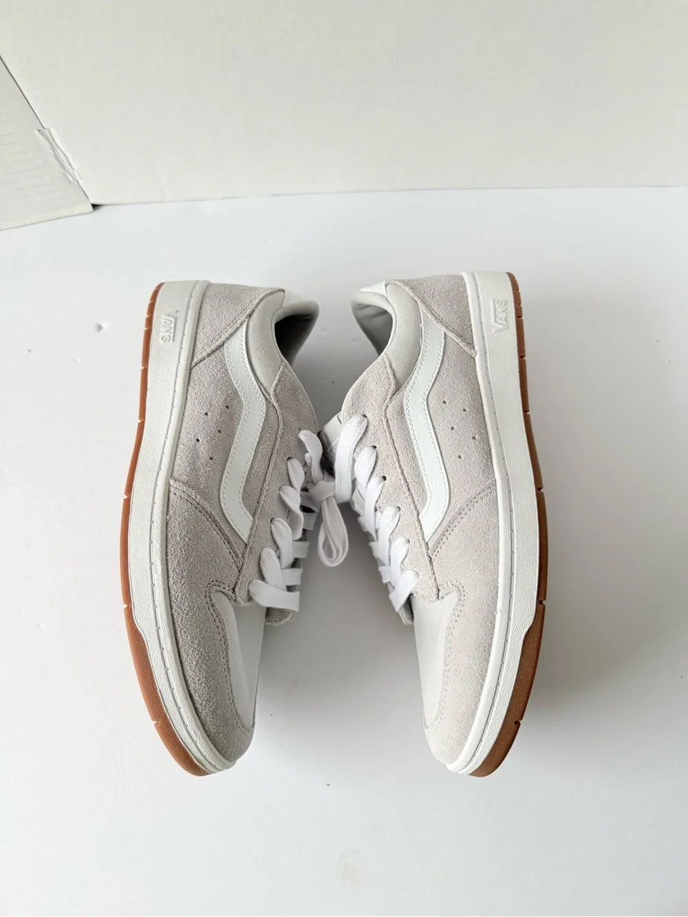 VANS Ryland Ls Suede Canvas Lunar Rock Sneakers 721356 Men's Sizes 10.5 New